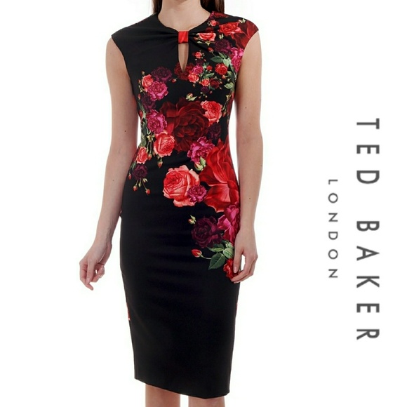Ted Baker Dresses & Skirts - Ted Baker Mirrie Juxtapose Rose Knot Dress